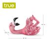 Polyresin Flirty Flamingo Bottle Holder by True