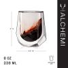 Alchemi Double-Walled Aerating Wine Glass by Viski