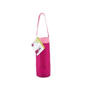 Trek: Magenta Ripstop Nylon Wine Bag