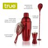 Red Barware Set