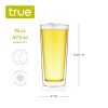 Double Walled Pint Glasses by True