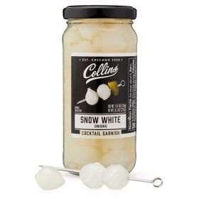 8 oz. Snow White Cocktail Onions by Collins