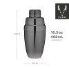 Gunmetal Heavyweight Cocktail Shaker by Viski®