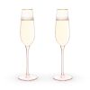 Rose Crystal Champagne Flute by Twine Living® (Set of 2)