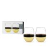 Gold-Dipped Wine Tumblers by Viski