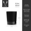 Black Stoneware Tumblers by Viski®