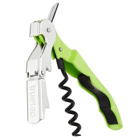 Truetap™: Double-Hinged Waiter's Corkscrew in Lime