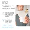 Glass FREEZE™ Martini Glass by HOST®  (set of two)