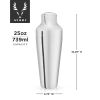 Silver Parisian Cocktail Shaker by Viski®