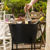 Black Beverage Tub with Stand & Tray by Twine Living®