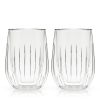 Double Walled Wine Glasses by Viski