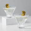 Heavy Base Crystal Martini Glasses by Viski®