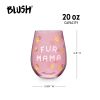 Fur Mama Stemless Wine Glass by Blush®