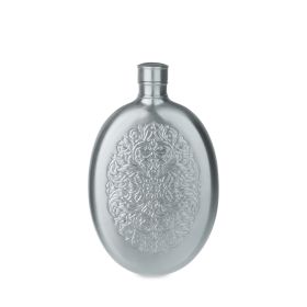 Pewter Finish Stainless Steel Filigree Flask by Twine Living®