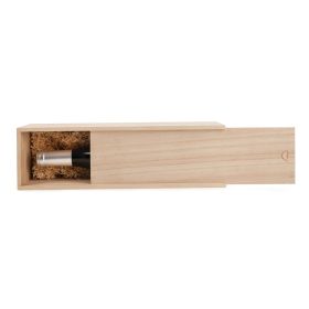 1-Bottle Wooden Wine Box by Twine®