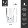 Shatterproof Acrylic Highball Tumbler 4ct