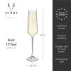 Reserve European Crystal Champagne Flutes by Viski®