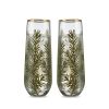 Woodland Stemless Champagne Flute by Twine Living® (Set of 2)