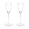 Angled Crystal Prosecco Glasses by Viski®