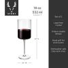 Laurel Red Wine Glasses by Viski