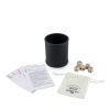 Wood Dice & Faux Leather Dice Cup Drinking Game Set by Foster & Rye™