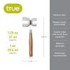 Double Jigger with Acacia Handle by True