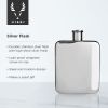 Silver Flask by Viski®