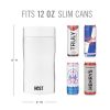 Stay-Chill Slim Can Cooler in Pearl White by HOST®