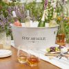 Stay Awhile Metal Drink Tub by Twine®