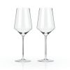 Angled Crystal Bordeaux Glasses by Viski®