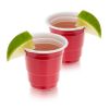 Set of 20 Red Shot Glasses by True