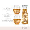 Island Carafe & Stemless Wine Glass Set by Twine Living®