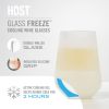 Glass FREEZE™ Wine Glass (set of two) by HOST®