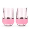 Wine FREEZE™ XL (set of 2) in Blush Tint by HOST®