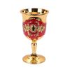 X6HD European Style Wine Glasses Retro Dinnerware Goblet Spirit Vodka Champagne Glasses Beverage Tumbler for Party Home Bar