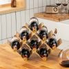 Kitchen Natural Bamboo Products Wine Rack Display Storage Holder  Shelf